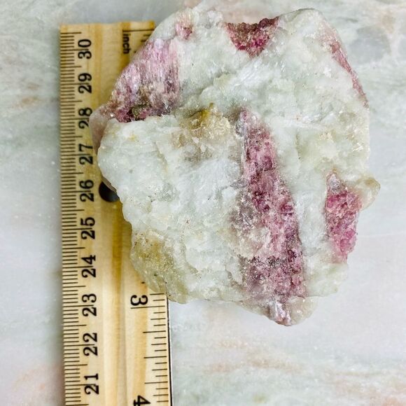 Natural Raw Pink Brazilian Tourmaline Crystal - Picture 5 of 5